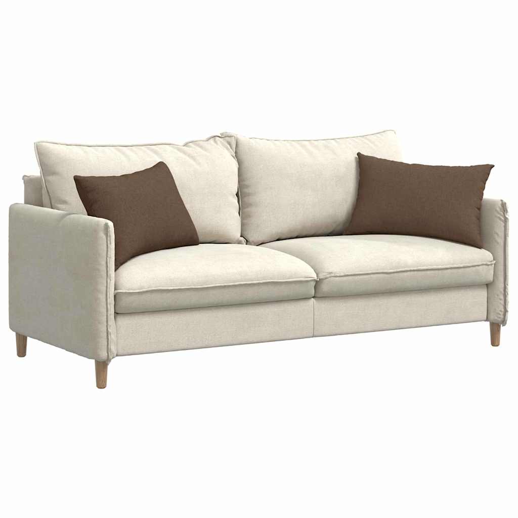 Sofa Kussens 2 pcs Bruin 60 x 40 cm Stof is nu te koop bij PeponiXL, paradijselijk wonen!