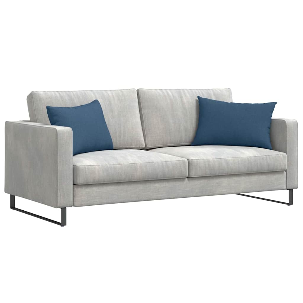 Sofa Kussens 2 stuks Blauw 60 x 40 cm Stof is nu te koop bij PeponiXL, paradijselijk wonen!