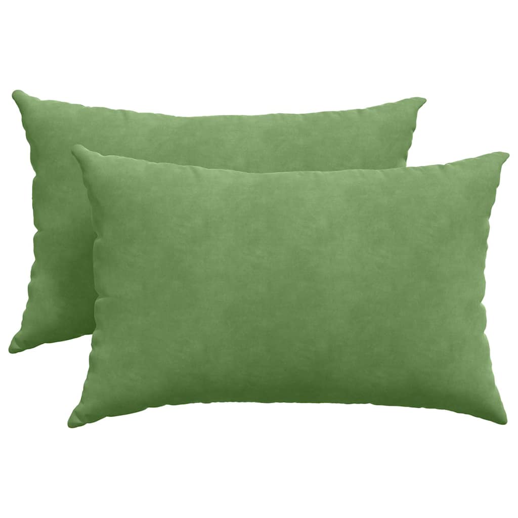 Sofa Kussens 2 stuks Lichtgroen 60 x 40 cm Cordstof is nu te koop bij PeponiXL, paradijselijk wonen!