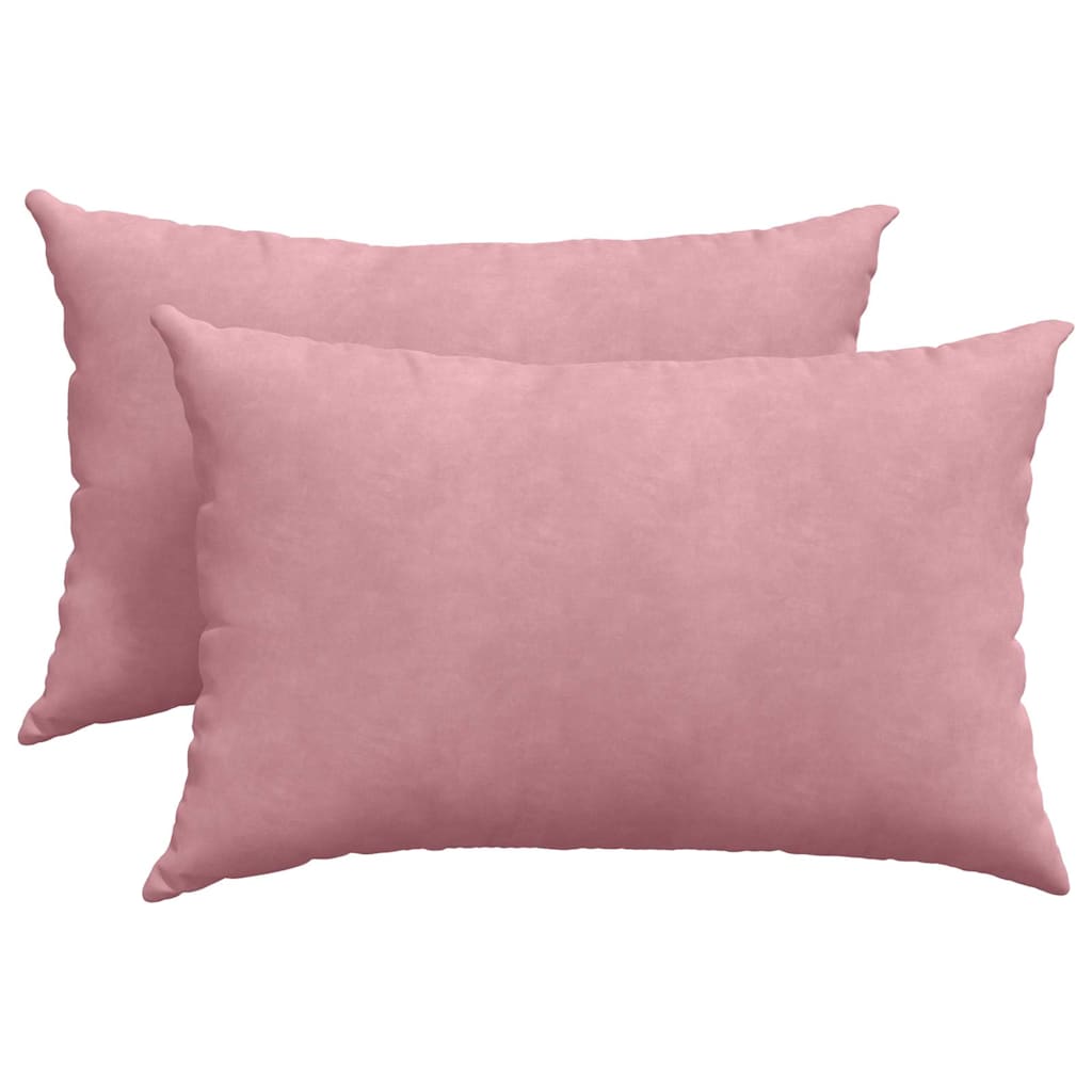 Sofa Kussens 2 stuks Roze 60 x 40 cm Cordstof is nu te koop bij PeponiXL, paradijselijk wonen!