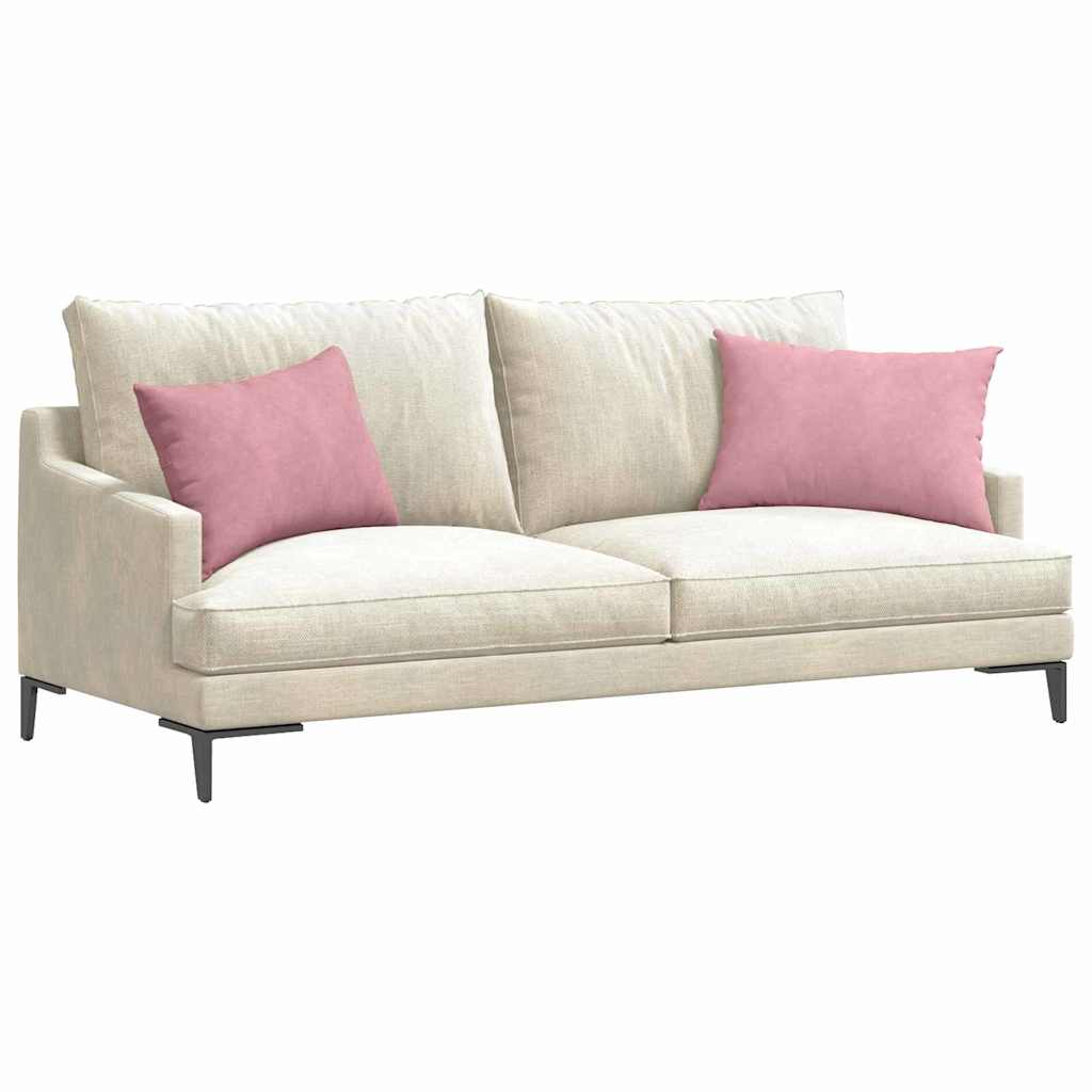 Sofa Kussens 2 stuks Roze 60 x 40 cm Cordstof is nu te koop bij PeponiXL, paradijselijk wonen!
