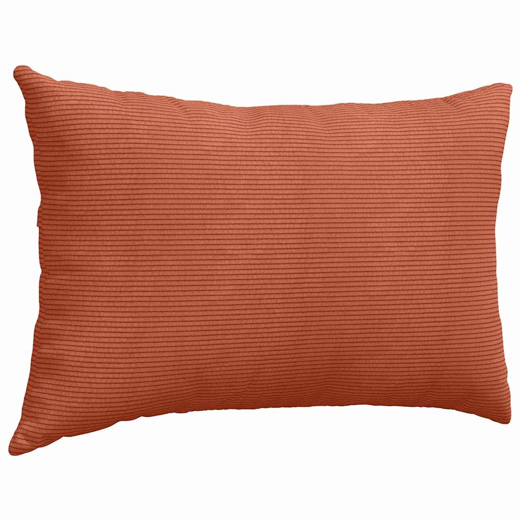 Sofa Kussens 2 stuks Rood-oranje 60 x 40 cm Cordstof is nu te koop bij PeponiXL, paradijselijk wonen!