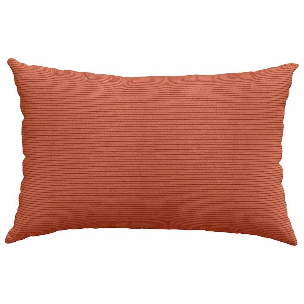 Sofa Kussens 2 stuks Rood-oranje 60 x 40 cm Cordstof is nu te koop bij PeponiXL, paradijselijk wonen!