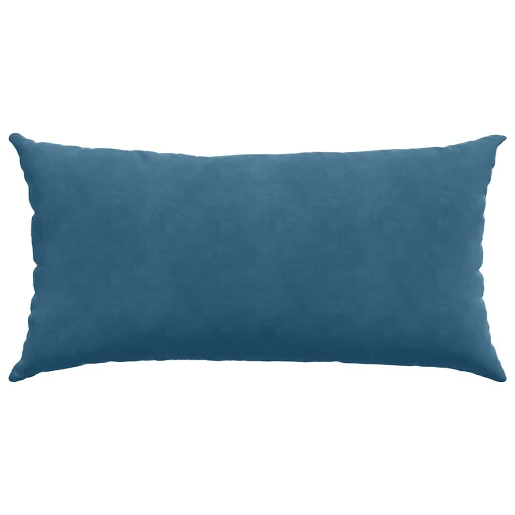 Sofa Kussens 2 stuks Blauw 80 x 40 cm Cordstof is nu te koop bij PeponiXL, paradijselijk wonen!