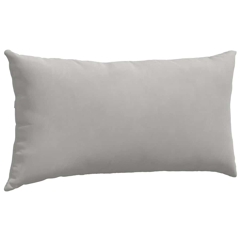 Sofa Kussens 2 stuks Lichtgrijs 80 x 40 cm Stof is nu te koop bij PeponiXL, paradijselijk wonen!