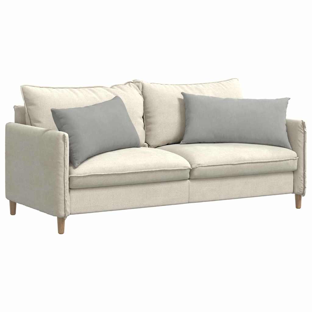 Sofa Kussens 2 stuks Lichtgrijs 80 x 40 cm Stof is nu te koop bij PeponiXL, paradijselijk wonen!