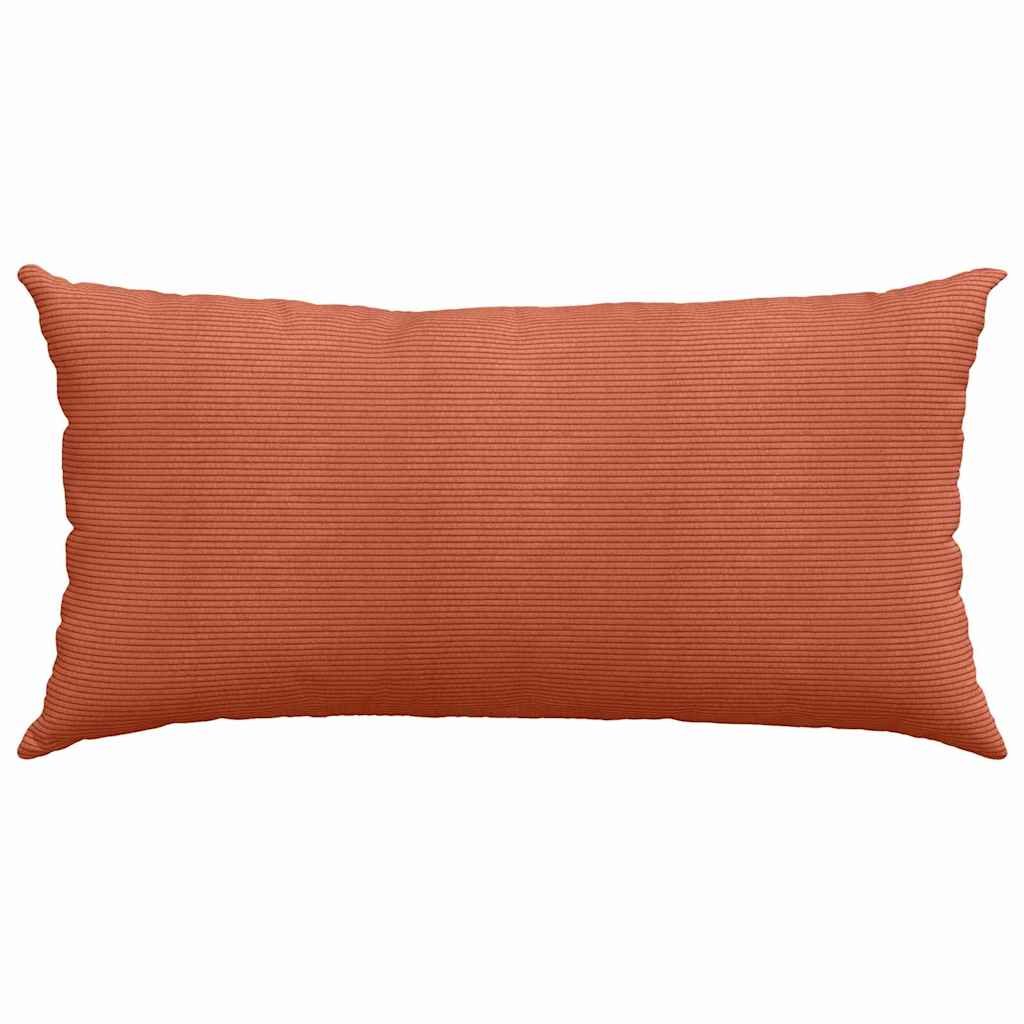 Sofa Kussens 2 stuks Rood-oranje 80 x 40 cm Cordstof is nu te koop bij PeponiXL, paradijselijk wonen!