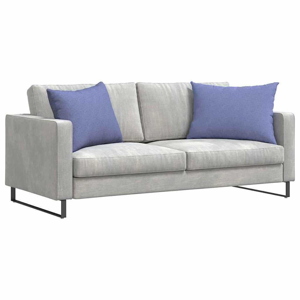 Sofa Kussens 2 stuks Blauw 70 x 50 cm Stof is nu te koop bij PeponiXL, paradijselijk wonen!