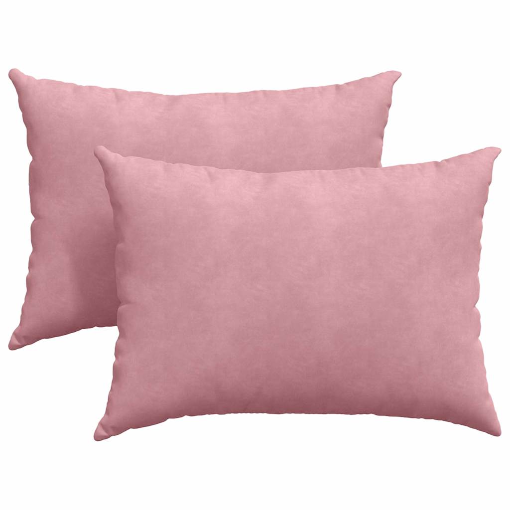 Sofa Kussens 2 stuks Roze 70 x 50 cm Cordstof is nu te koop bij PeponiXL, paradijselijk wonen!