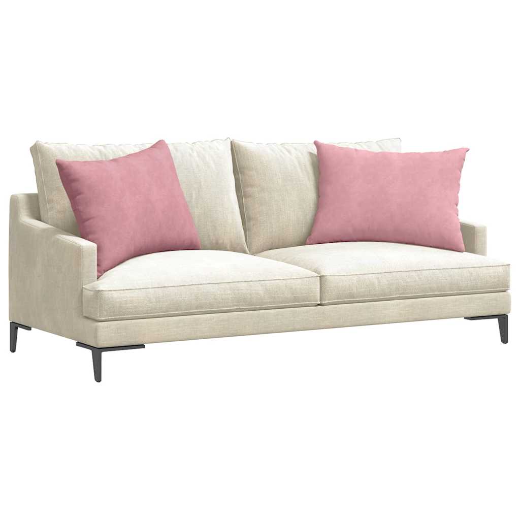 Sofa Kussens 2 stuks Roze 70 x 50 cm Cordstof is nu te koop bij PeponiXL, paradijselijk wonen!