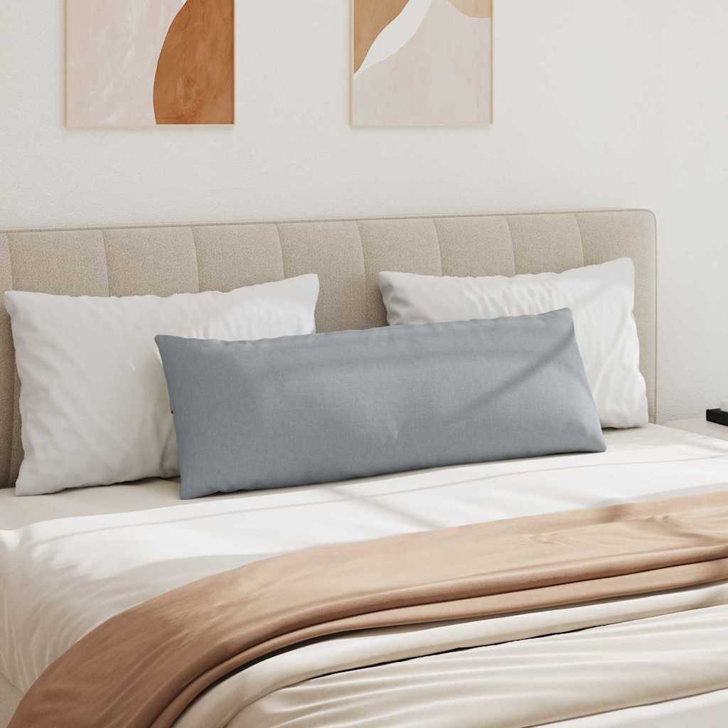 Sofa Kussens 2 stuks Lichtgrijs 120 x 40 cm Stof is nu te koop bij PeponiXL, paradijselijk wonen!