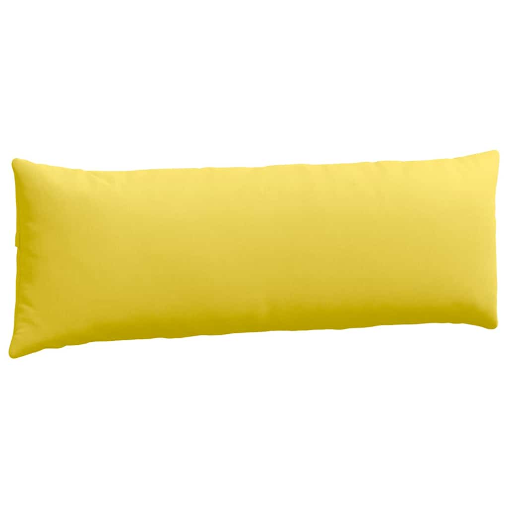 Sofa Kussens 2 stuks Lichtgeel 120 x 40 cm Stof is nu te koop bij PeponiXL, paradijselijk wonen!