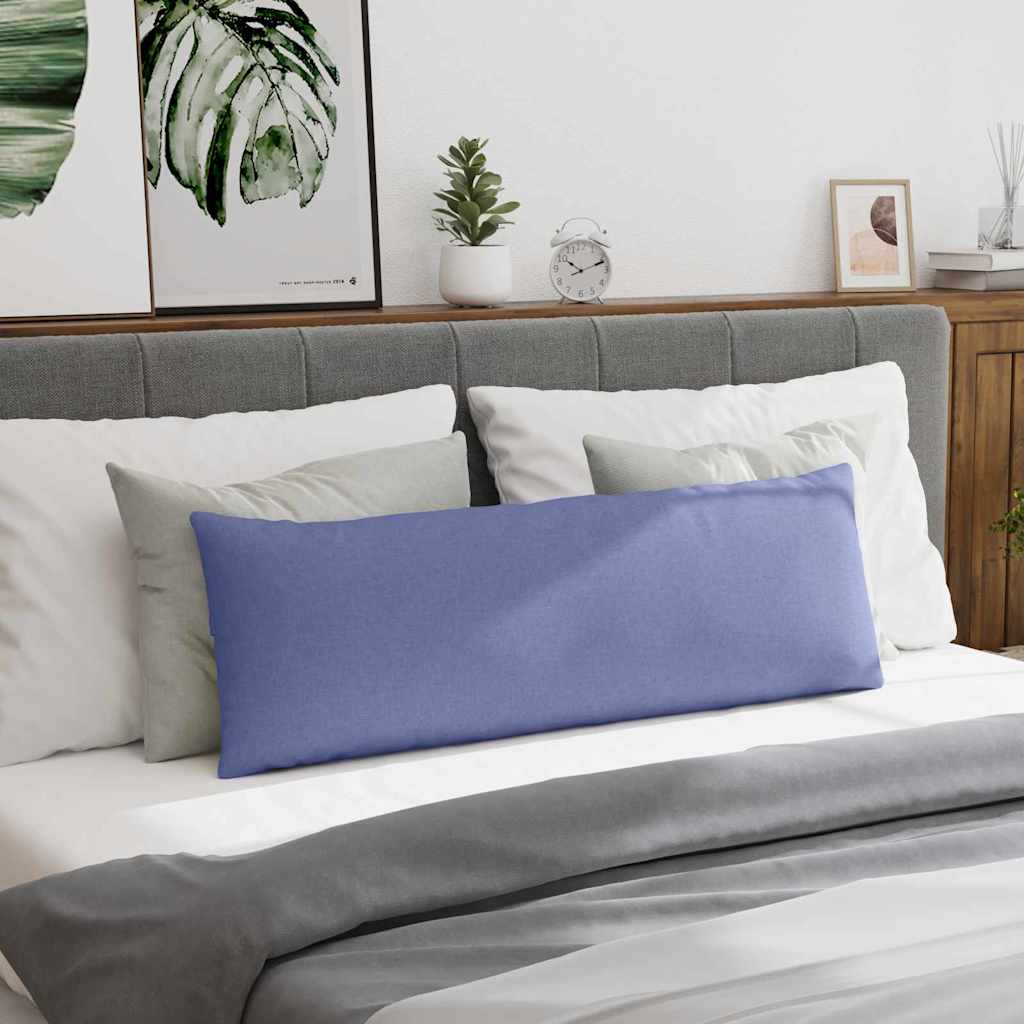 Sofa Kussens 2 stuks Blauw 120 x 40 cm Stof is nu te koop bij PeponiXL, paradijselijk wonen!