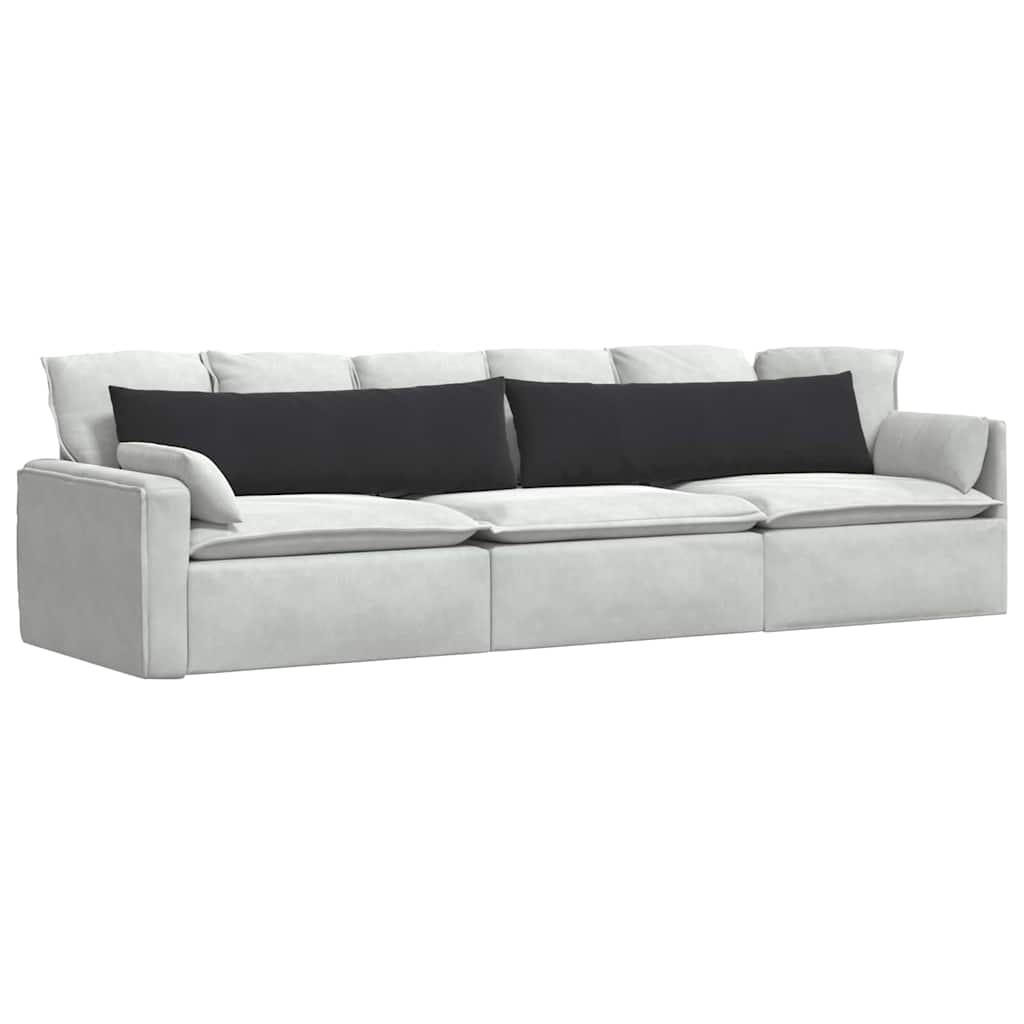 Sofa Kussens 2 stuks Zwart 145 x 40 cm Cordstof is nu te koop bij PeponiXL, paradijselijk wonen!