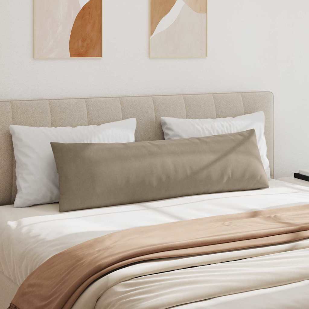 Sofa Kussens 2 stuks Taupe 145 x 40 cm Stof is nu te koop bij PeponiXL, paradijselijk wonen!