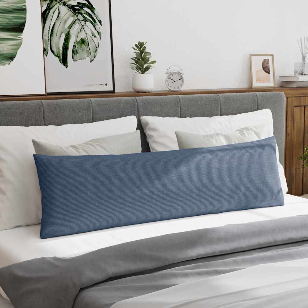 Sofa Kussens 2 stuks Blauw 145 x 40 cm Cordstof is nu te koop bij PeponiXL, paradijselijk wonen!