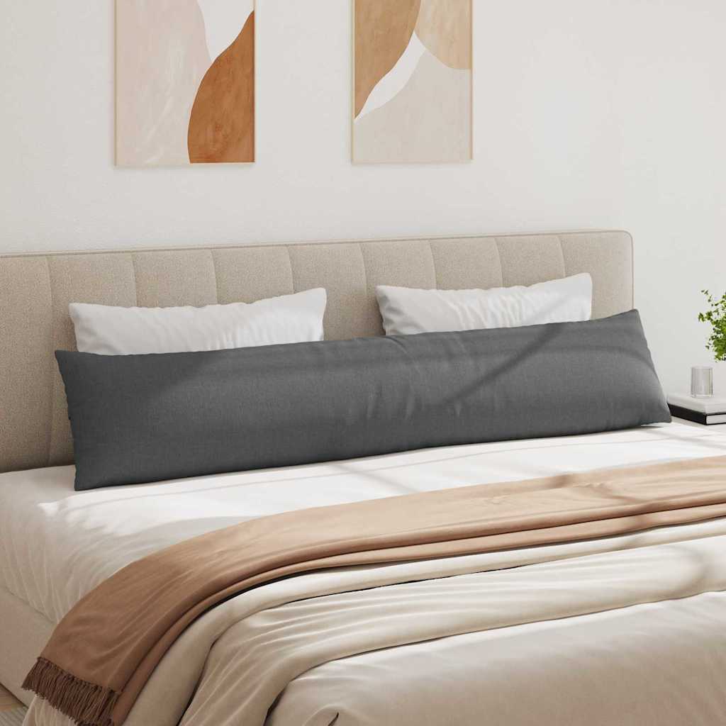 Sofa Kussens 2 stuks Donkergrijs 200 x 40 cm Stof is nu te koop bij PeponiXL, paradijselijk wonen!