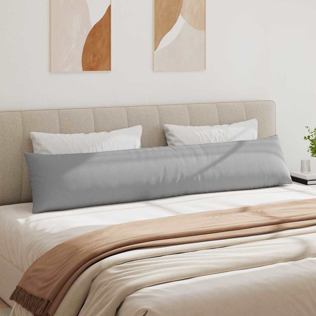 Sofa Kussens 2 stuks Grijs 200 x 40 cm Stof is nu te koop bij PeponiXL, paradijselijk wonen!