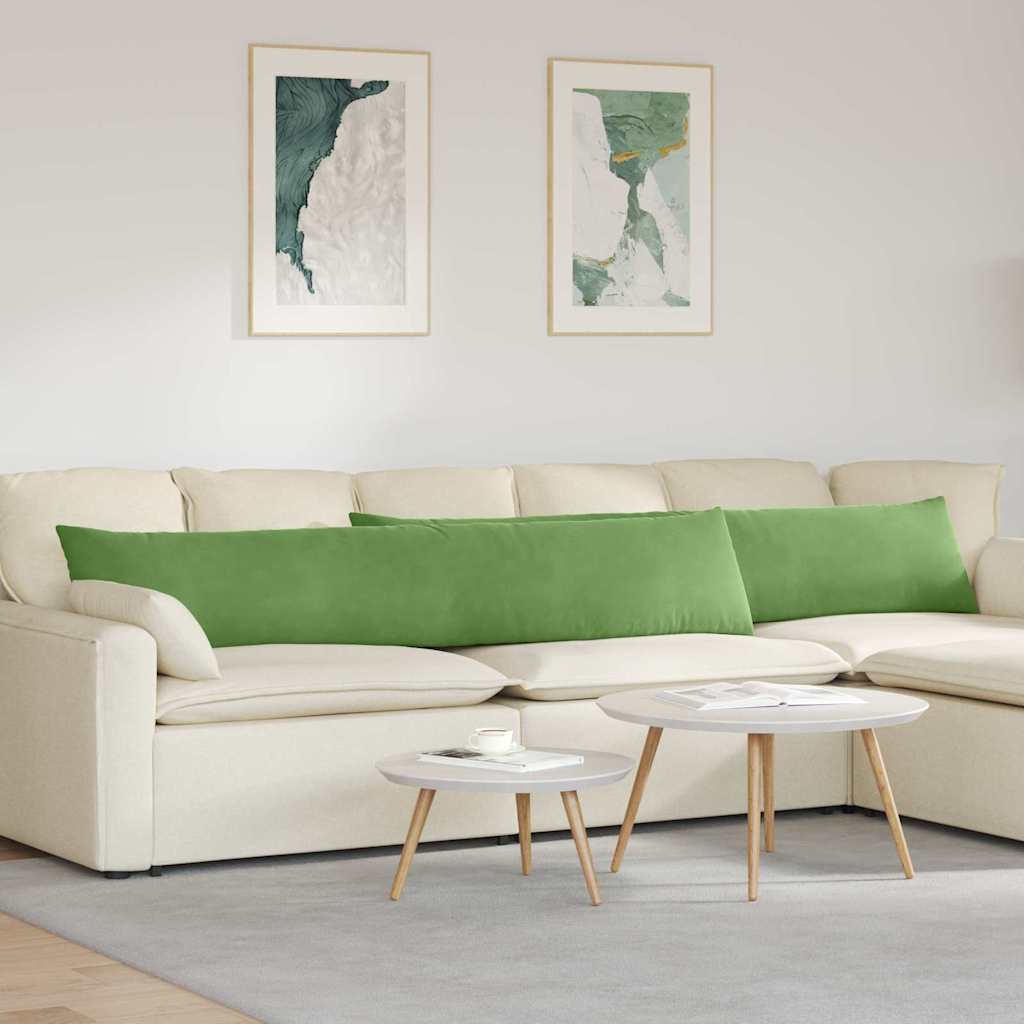 Sofa Kussens 2 stuks Lichtgroen 200 x 40 cm Cordstof is nu te koop bij PeponiXL, paradijselijk wonen!