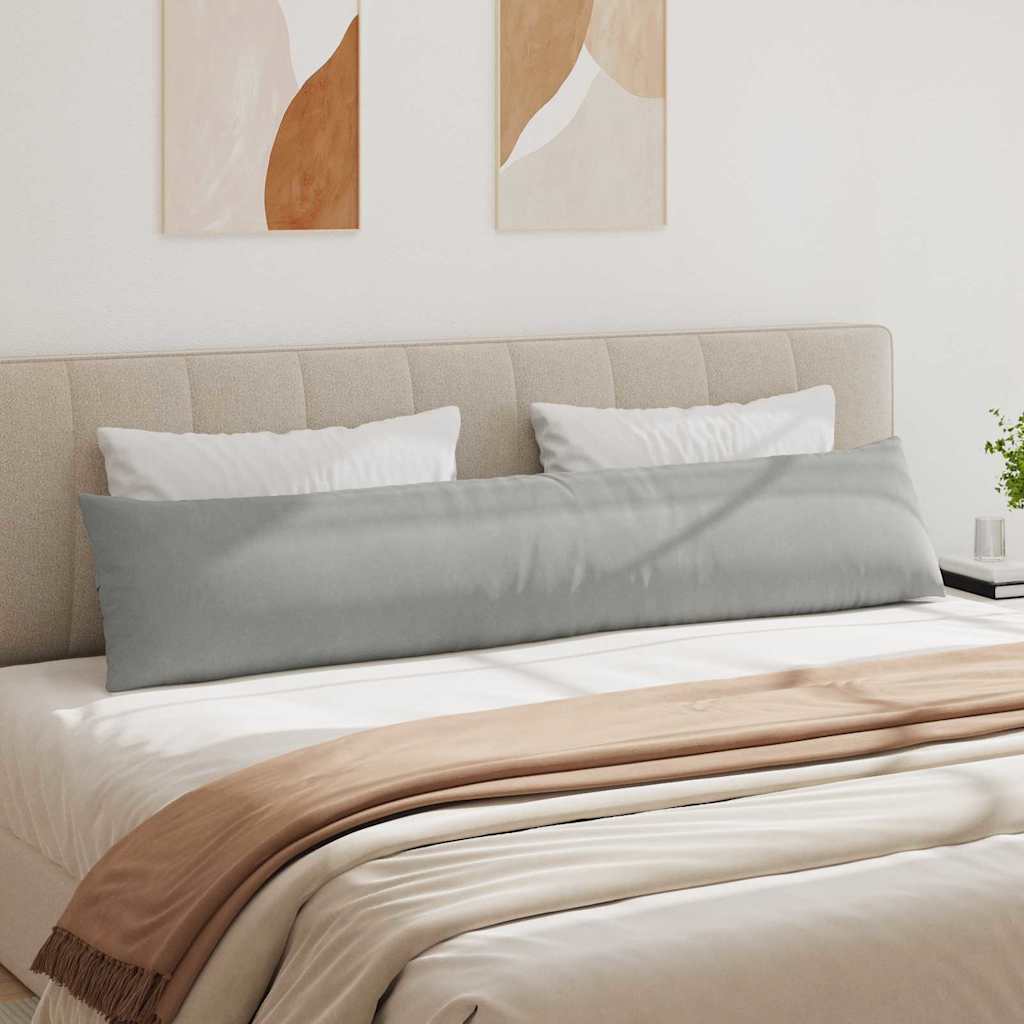 Sofa Kussens 2 stuks Lichtgrijs 200 x 40 cm Stof is nu te koop bij PeponiXL, paradijselijk wonen!