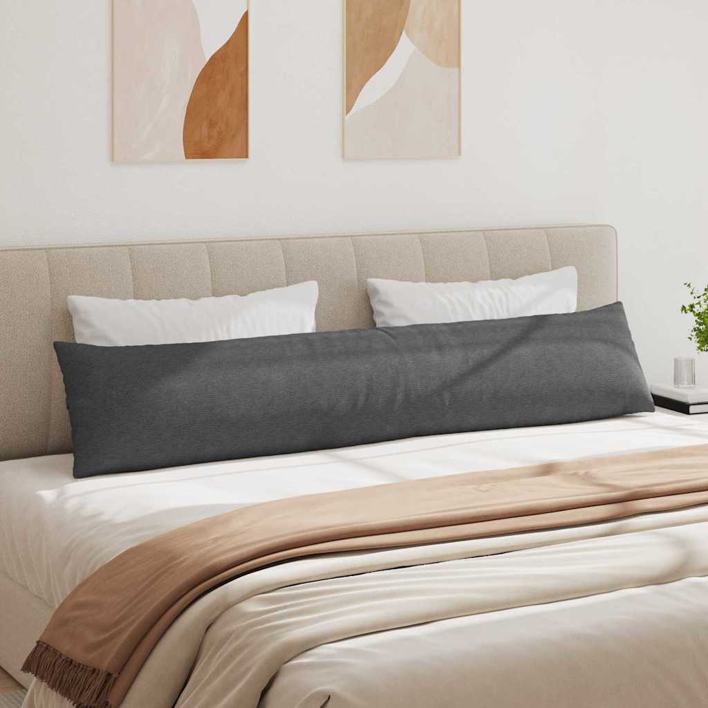 Sofa Kussens 2 stuks Donkergrijs 200 x 40 cm Cordstof is nu te koop bij PeponiXL, paradijselijk wonen!