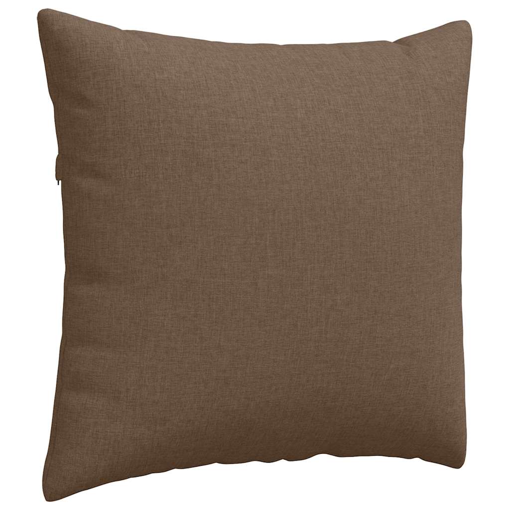 Sofa Kussens 2 pcs Bruin 45 x 45 cm Stof is nu te koop bij PeponiXL, paradijselijk wonen!