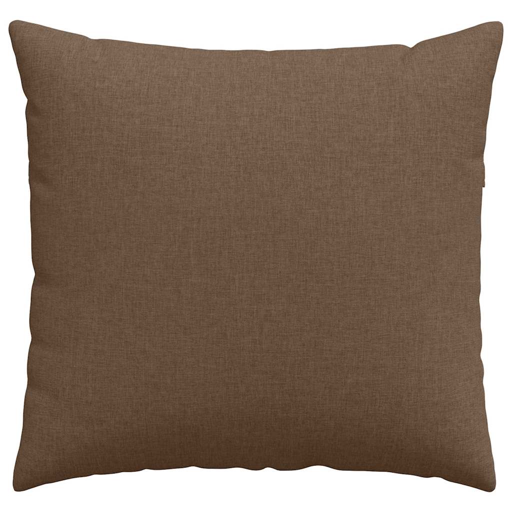 Sofa Kussens 2 pcs Bruin 45 x 45 cm Stof is nu te koop bij PeponiXL, paradijselijk wonen!