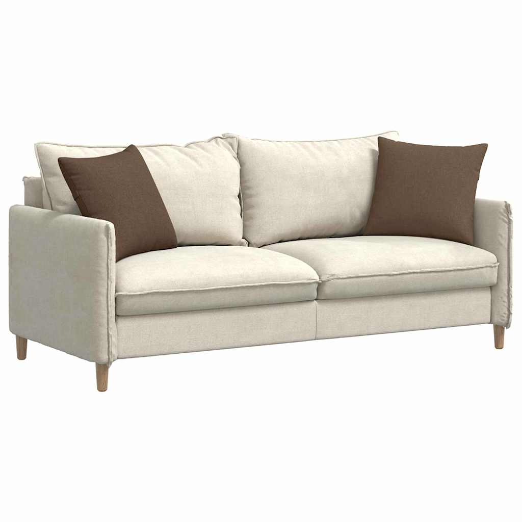 Sofa Kussens 2 pcs Bruin 45 x 45 cm Stof is nu te koop bij PeponiXL, paradijselijk wonen!