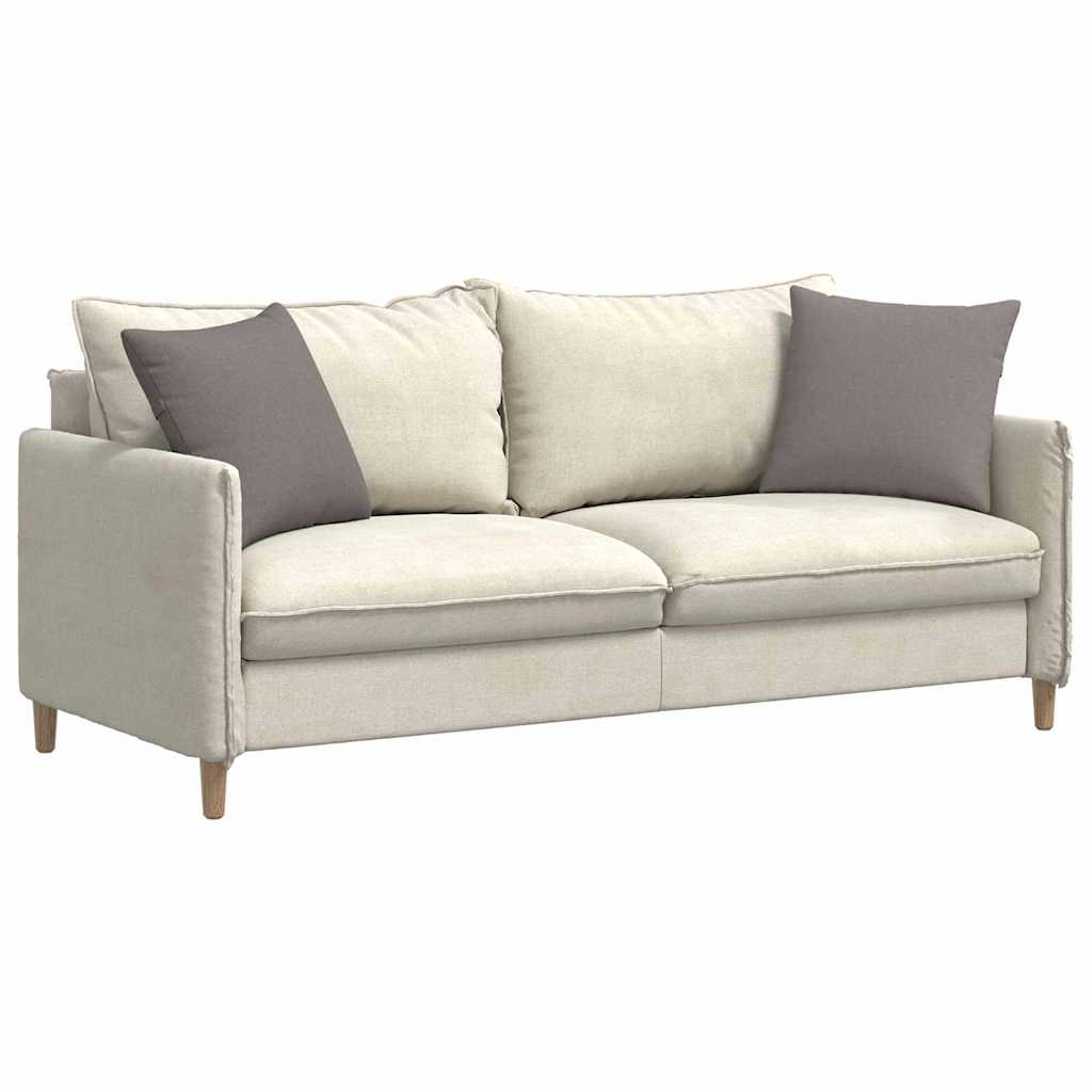 Sofa Kussens 2 stuks Taupe 45 x 45 cm Stof is nu te koop bij PeponiXL, paradijselijk wonen!