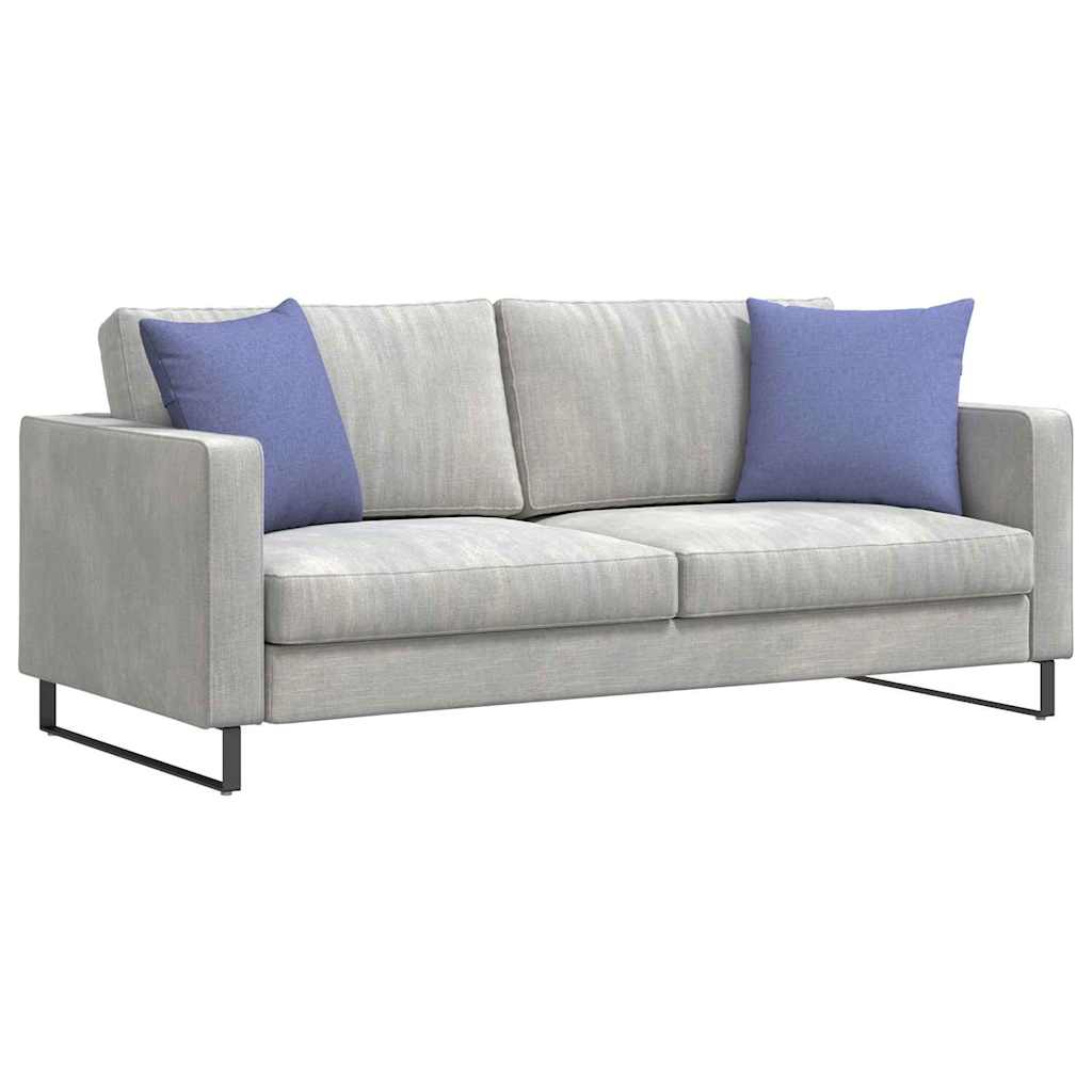 Sofa Kussens 2 stuks Blauw 45 x 45 cm Stof is nu te koop bij PeponiXL, paradijselijk wonen!