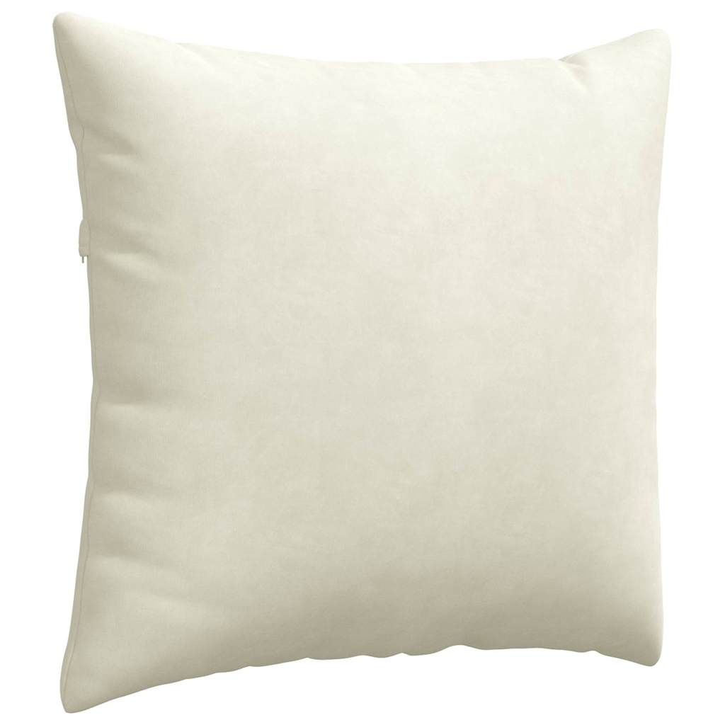 Sofa Kussens 2 stuks Crème 45 x 45 cm Cordstof is nu te koop bij PeponiXL, paradijselijk wonen!