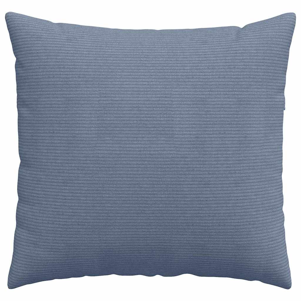 Sofa Kussens 2 stuks Blauw 45 x 45 cm Cordstof is nu te koop bij PeponiXL, paradijselijk wonen!