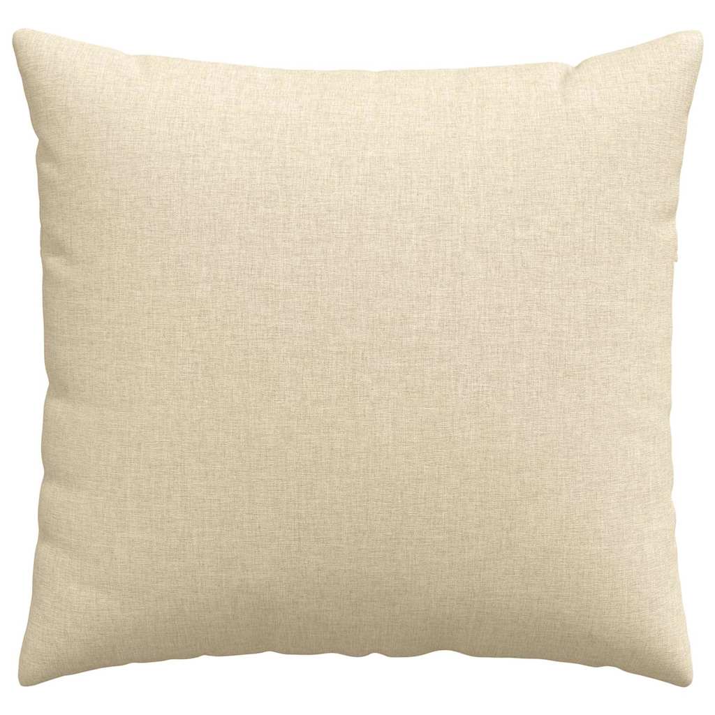 Sofa Kussens 2 stuks Crème 50 x 50 cm Stof is nu te koop bij PeponiXL, paradijselijk wonen!
