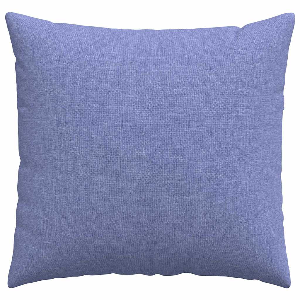 Sofa Kussens 2 stuks Blauw 50 x 50 cm Stof is nu te koop bij PeponiXL, paradijselijk wonen!