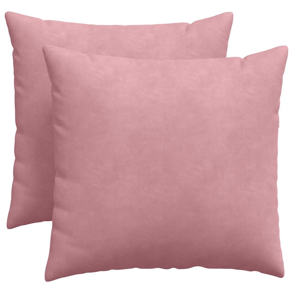 Sofa Kussens 2 stuks Roze 50 x 50 cm Cordstof is nu te koop bij PeponiXL, paradijselijk wonen!