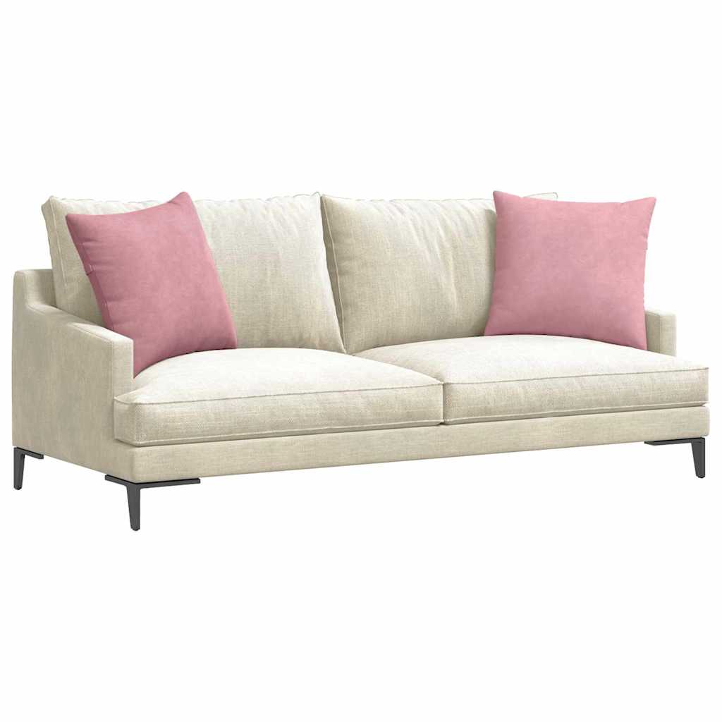 Sofa Kussens 2 stuks Roze 50 x 50 cm Cordstof is nu te koop bij PeponiXL, paradijselijk wonen!