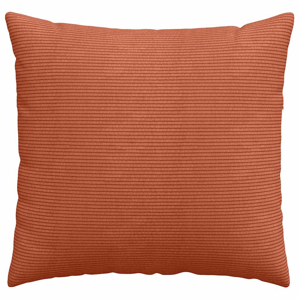Sofa Kussens 2 stuks Rood-oranje 50 x 50 cm Cordstof is nu te koop bij PeponiXL, paradijselijk wonen!