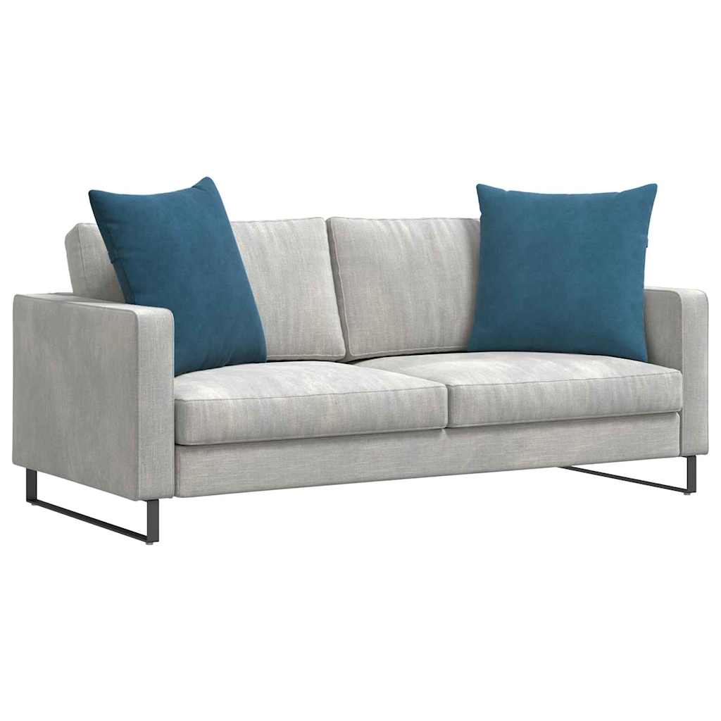 Sofa Kussens 2 stuks Blauw 60 x 60 cm Cordstof is nu te koop bij PeponiXL, paradijselijk wonen!