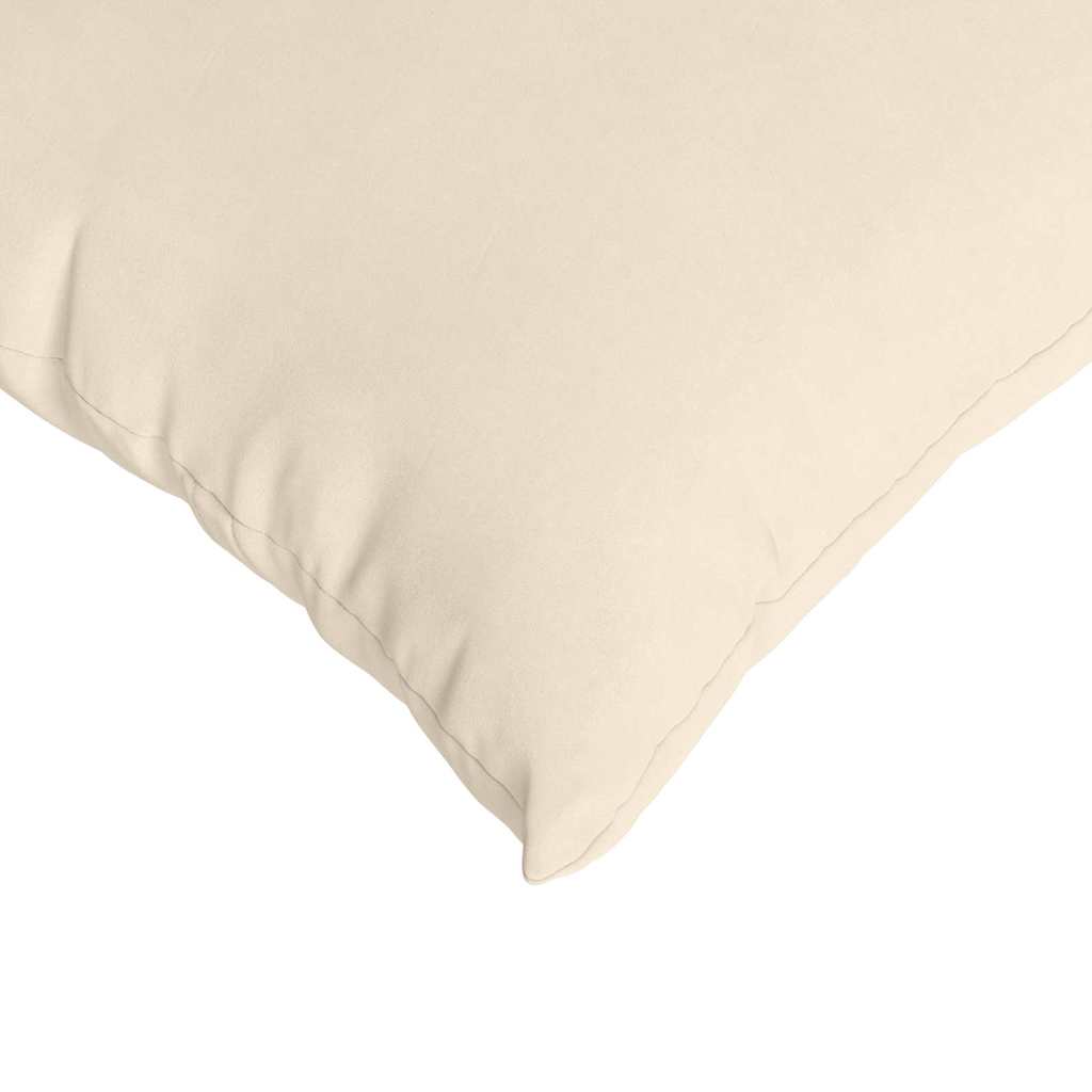 Sofa Kussens 2 stuks Beige 60 x 60 cm Stof is nu te koop bij PeponiXL, paradijselijk wonen!