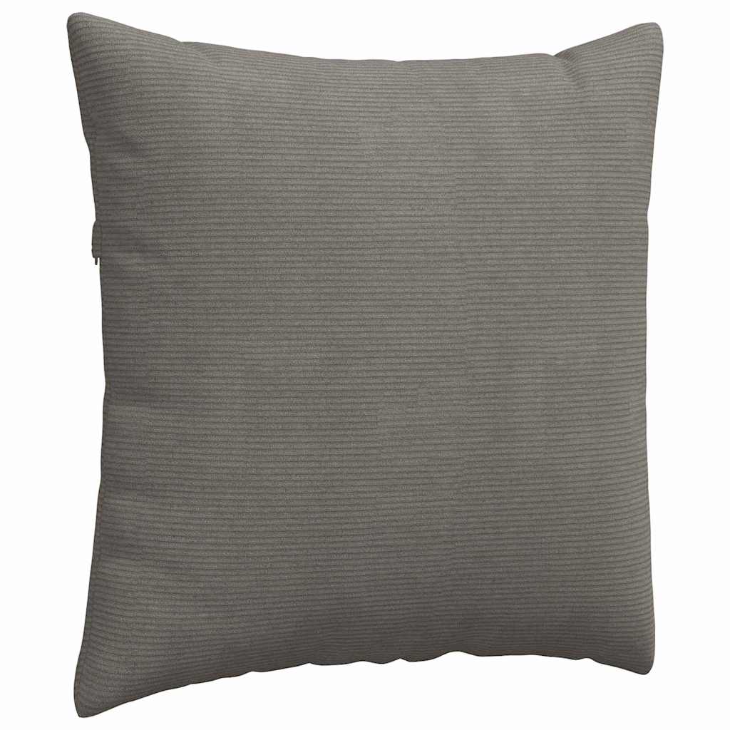Sofa Kussens 2 stuks Lichtgrijs 60 x 60 cm Cordstof is nu te koop bij PeponiXL, paradijselijk wonen!