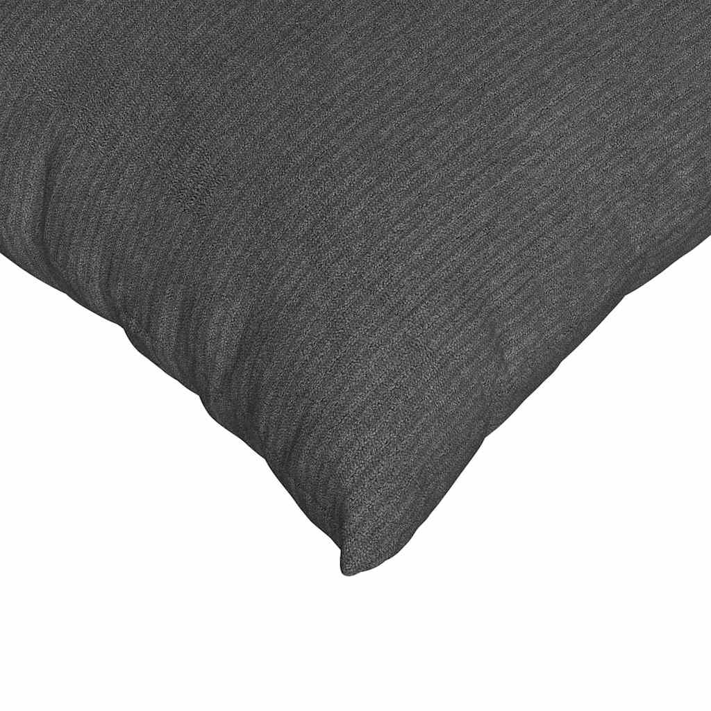 Sofa Kussens 2 stuks Donkergrijs 60 x 60 cm Cordstof is nu te koop bij PeponiXL, paradijselijk wonen!