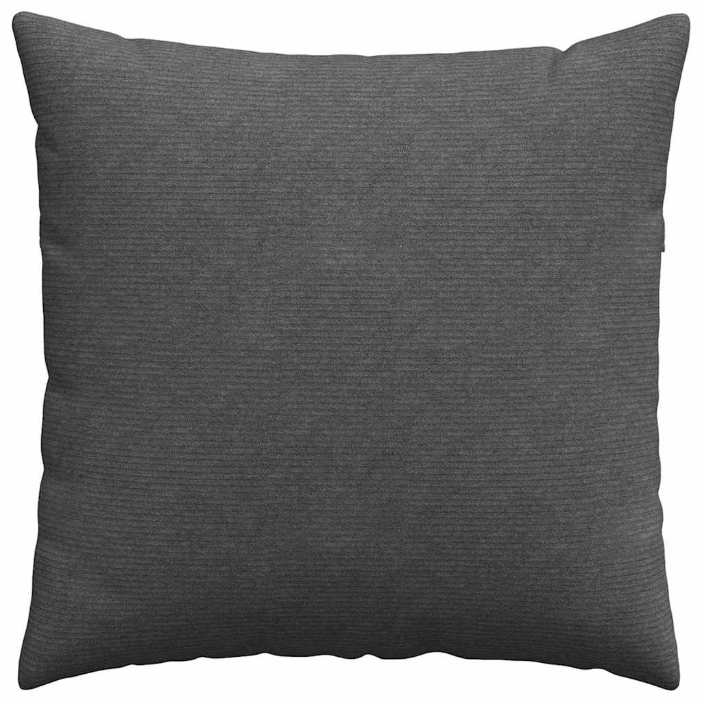 Sofa Kussens 2 stuks Donkergrijs 60 x 60 cm Cordstof is nu te koop bij PeponiXL, paradijselijk wonen!