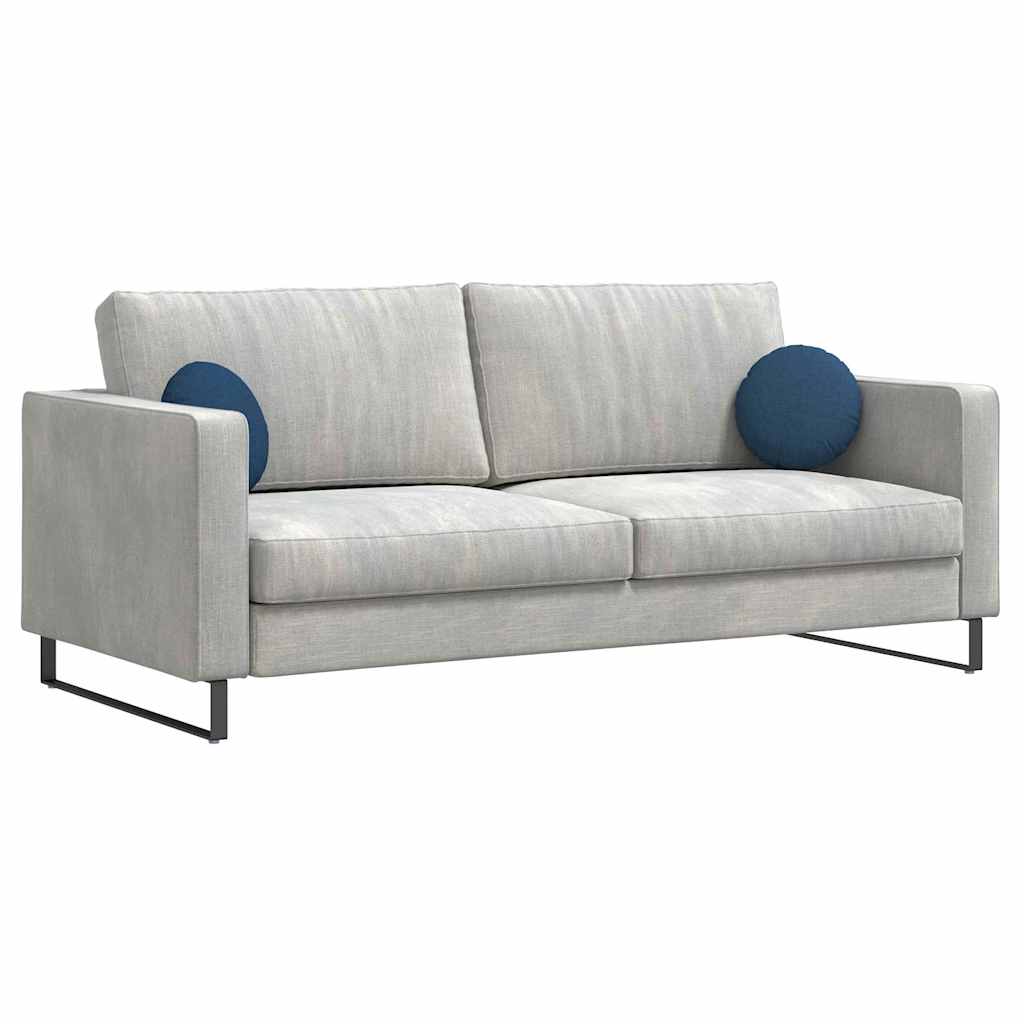 Zitkussens 2 pcs Blauw Ø30 x 13 cm Stof is nu te koop bij PeponiXL, paradijselijk wonen!