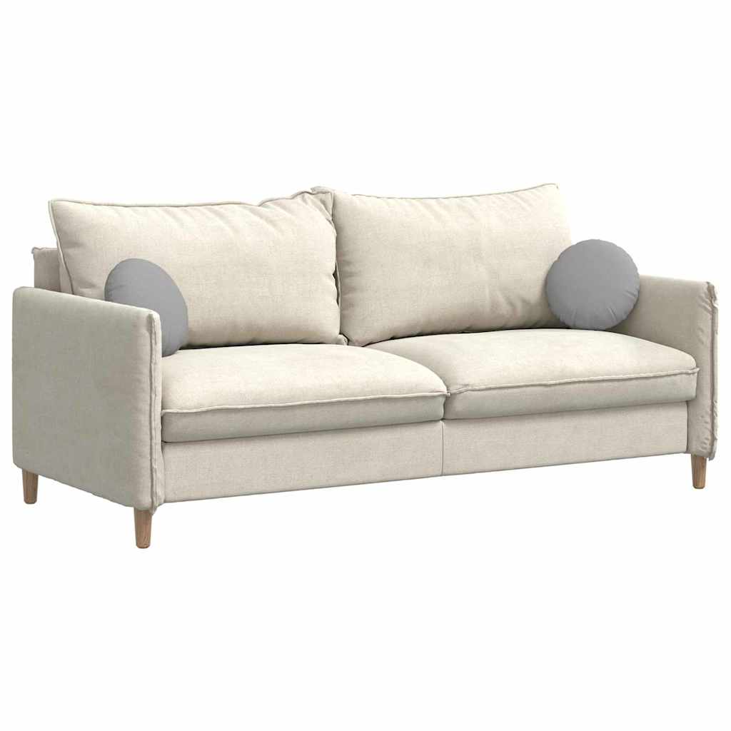 Zitkussens 2 pcs Wolkengrijs Ø30 x 13 cm Stof is nu te koop bij PeponiXL, paradijselijk wonen!