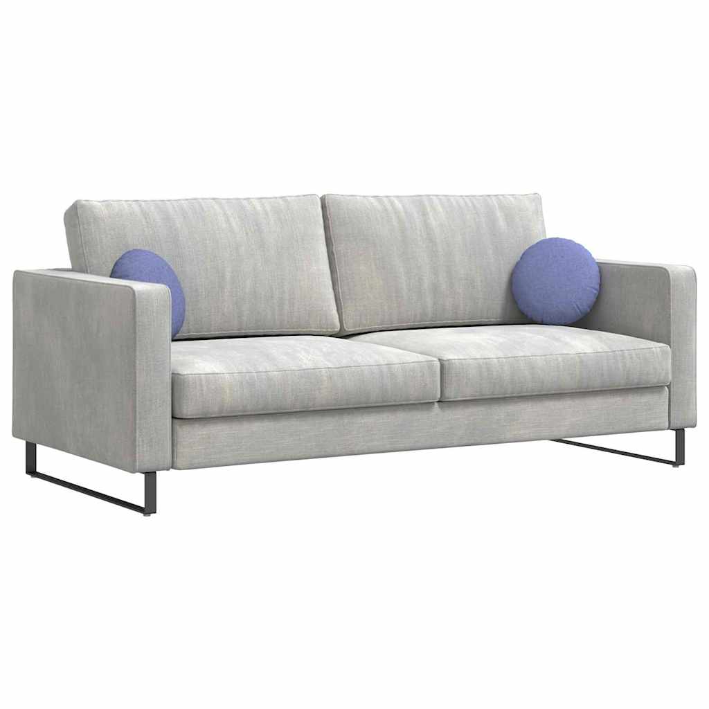 Zitkussens 2 pcs Jeans Blauw Ø30 x 13 cm Stof is nu te koop bij PeponiXL, paradijselijk wonen!