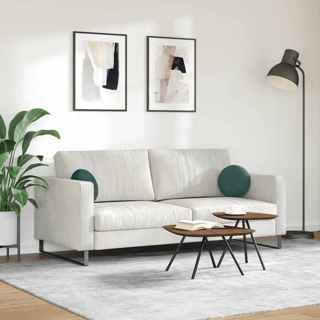 Zitkussens 2 stuks Donkergroen Ø 40 x 13 cm Fluweel is nu te koop bij PeponiXL, paradijselijk wonen!