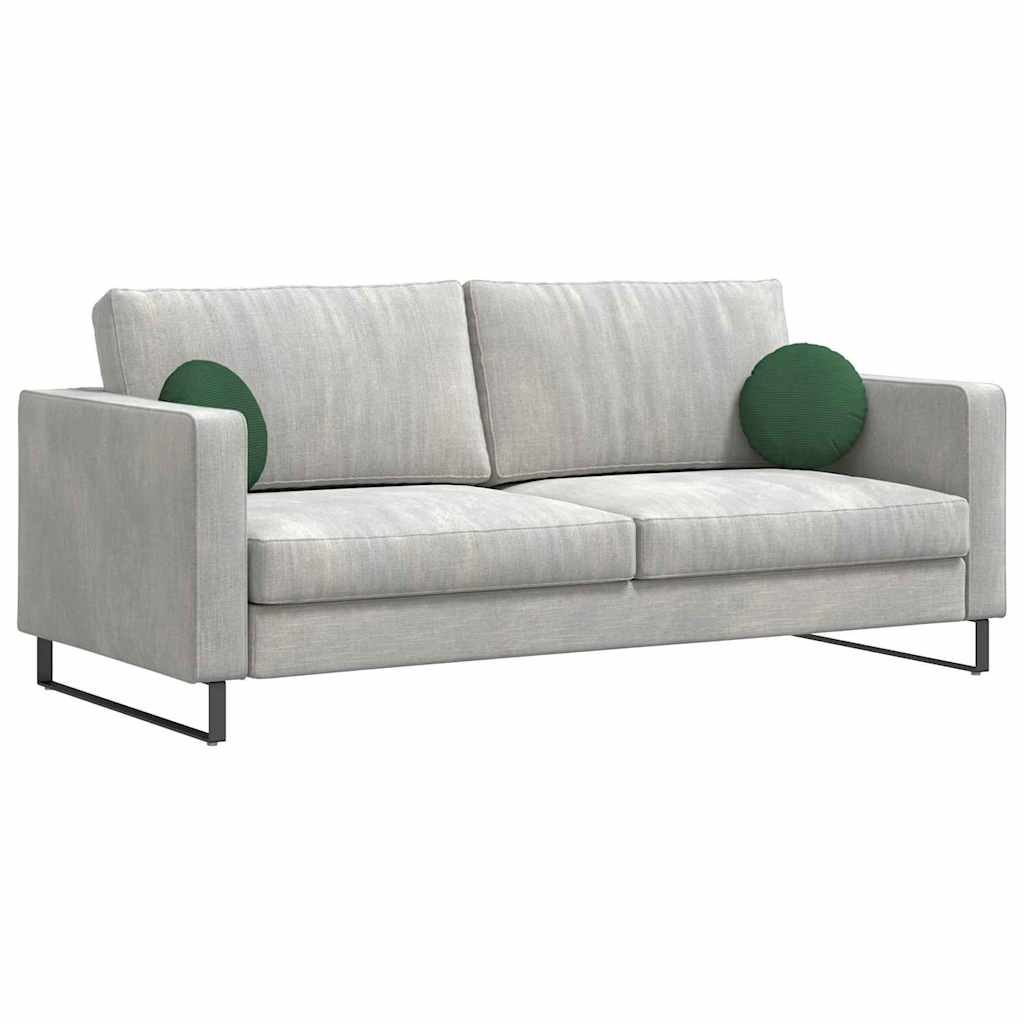 Zitkussens 2 pcs Donkergroen Ø 30 cm Katoen Stof is nu te koop bij PeponiXL, paradijselijk wonen!