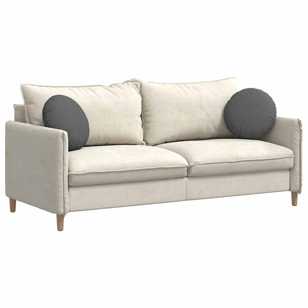 Zitkussens 2 pcs Donkergrijs Ø40 x 13 cm Stof is nu te koop bij PeponiXL, paradijselijk wonen!