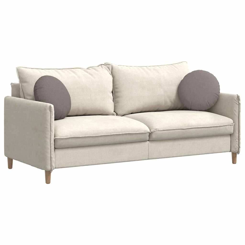 Zitkussens 2 pcs Taupe Ø40 x 13 cm Stof is nu te koop bij PeponiXL, paradijselijk wonen!