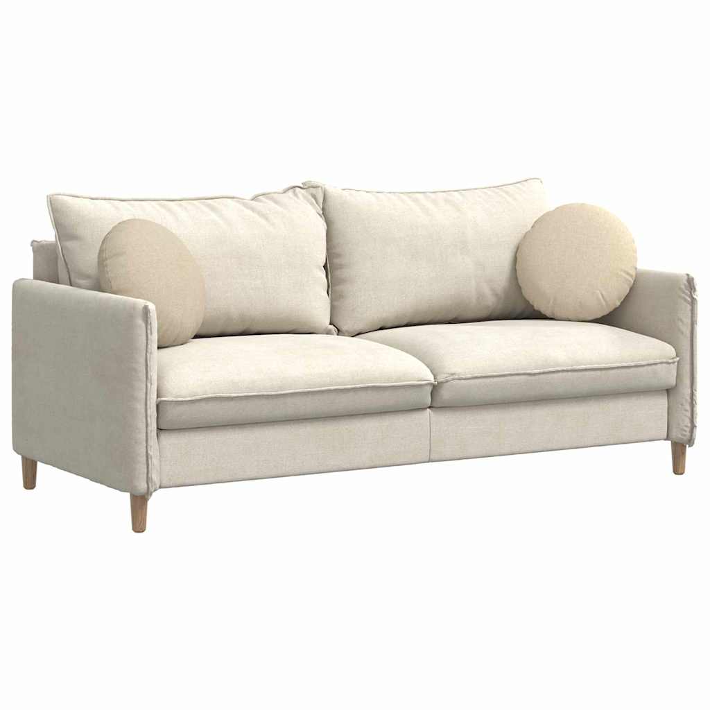 Zitkussens 2 pcs Crème Ø40 x 13 cm Stof is nu te koop bij PeponiXL, paradijselijk wonen!